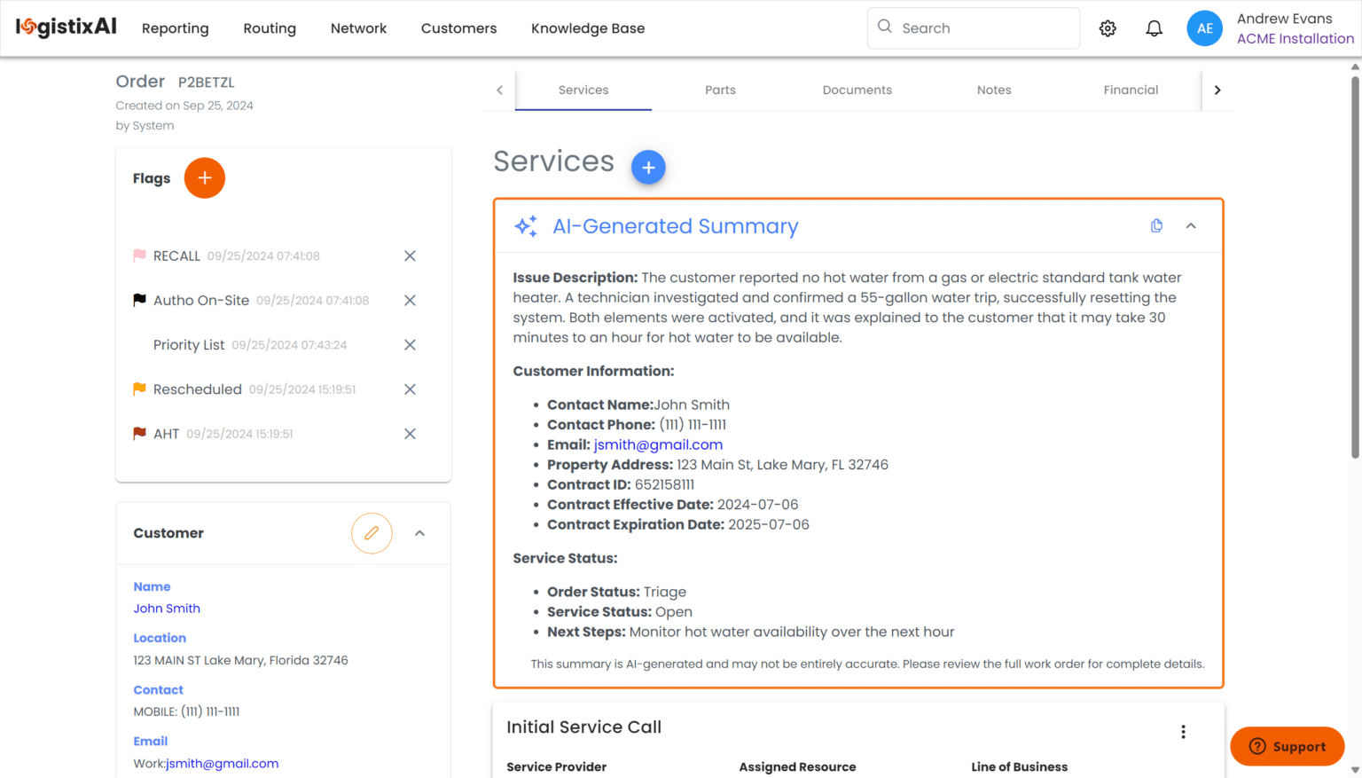 Introducing AI Generated Order Summaries – LogistixAI